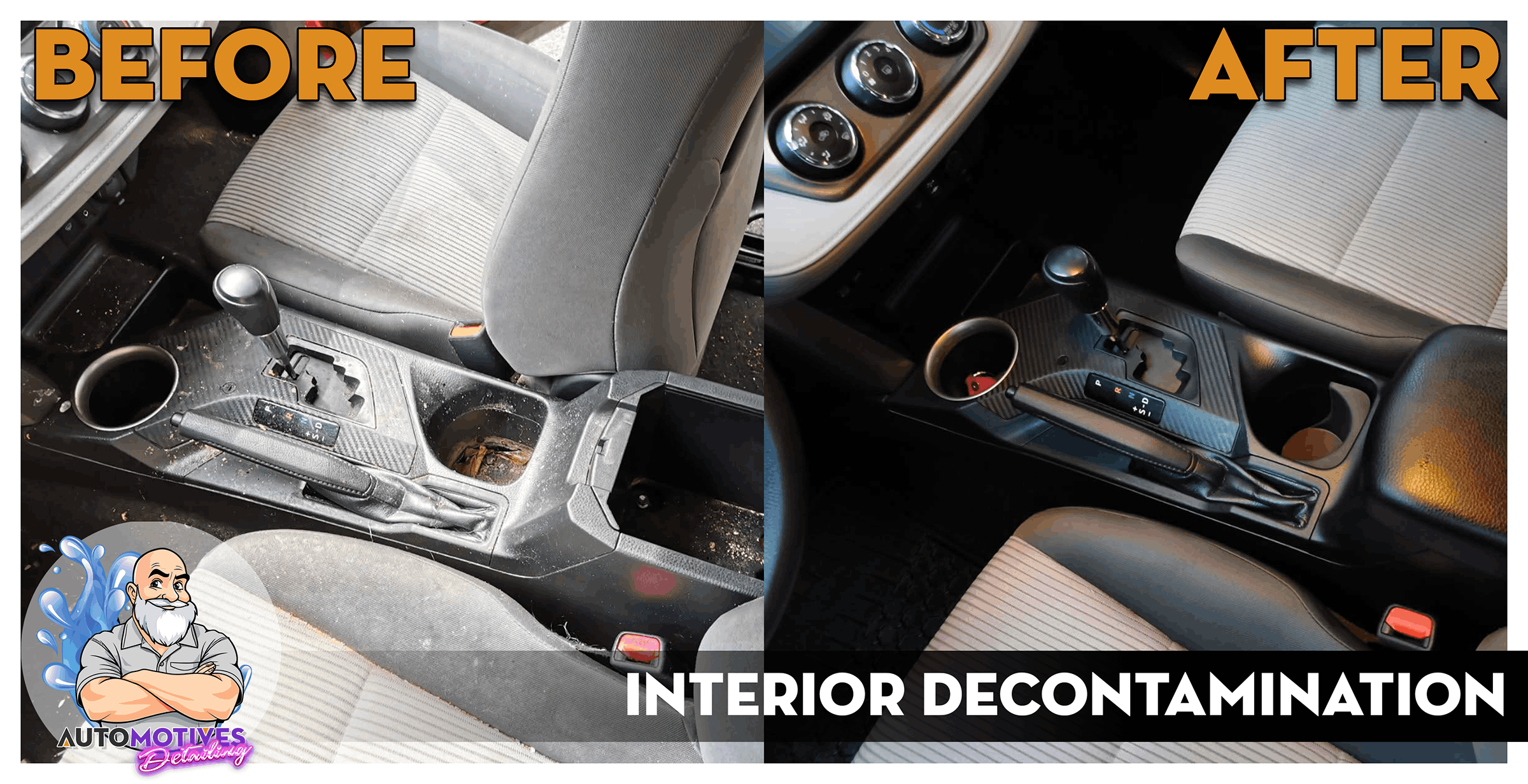 Before/After Interior Decontamination